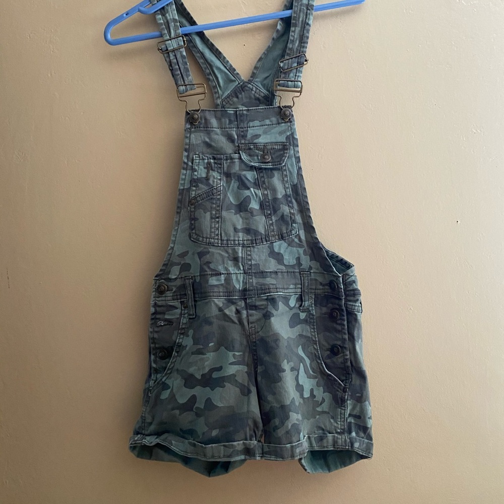 Camo shorts jumpsuit